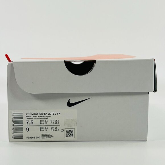 Nike Zoom Superfly Elite 2 \'Bright Crimson\' FZ9662-600 Track Multi Size main image 7